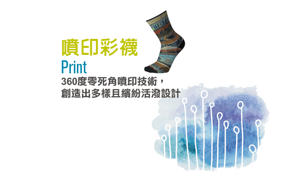 Smartwool 噴印彩襪