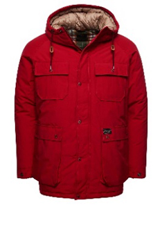 男 保暖外套MOUNTAIN PADDED PARKA 紅 $4,080(特價7折)
